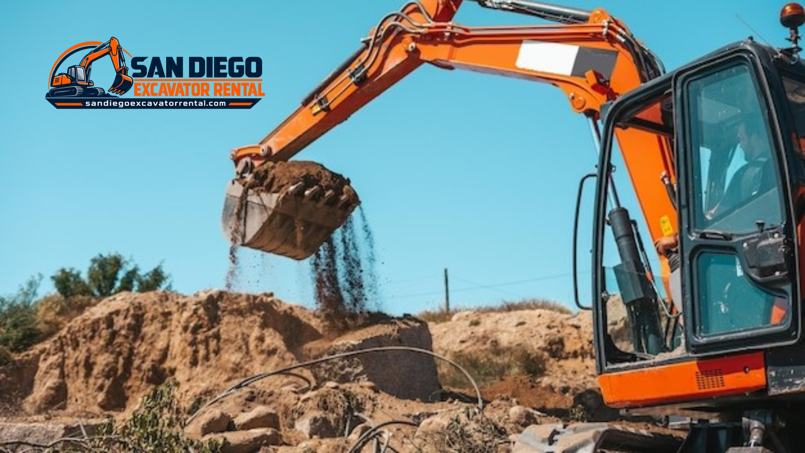Compact mini excavator rental option